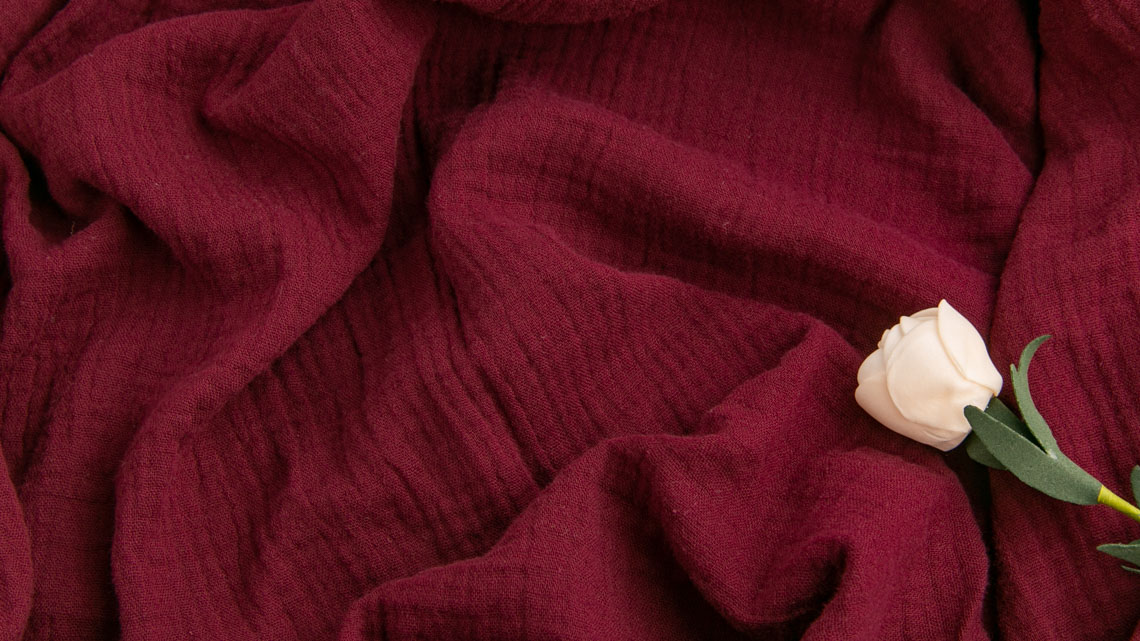 100 cotton crepe fabric
