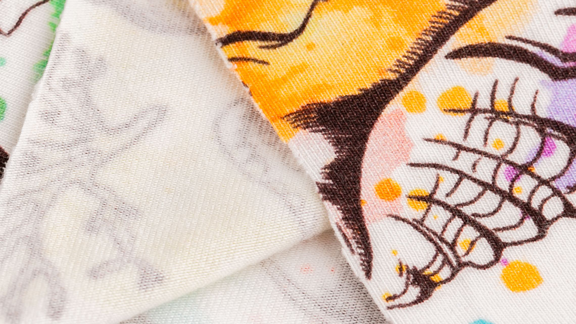 printed bamboo fabric for baby clothes