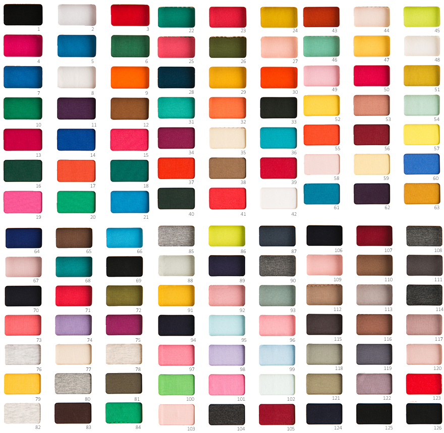 Wholesale Solid Color Cotton Spandex Knit Fabric
