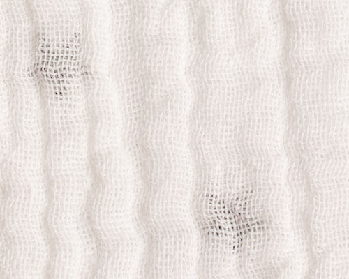 screen print crepe double gauze fabric