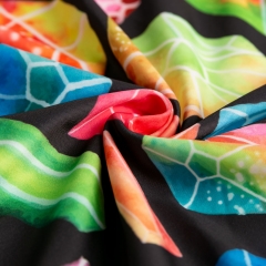 UV resistant custom print swimwear fabric