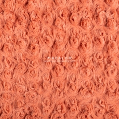 340gsm rose swirl knit 100 polyester minky blanket fabric wholesale