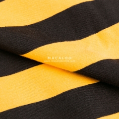 Custom stripes Knitted dyed yarn fabric cotton lycra jersey