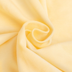 Fashion plain cotton spandex knit single jersey fabric