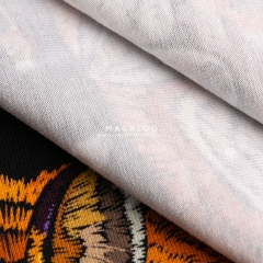 Custom printing cotton spandex knit fabric