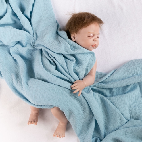 Suitable Celeste Organic Newborn Baby Wrap Muslin Cotton Swaddle Blanket