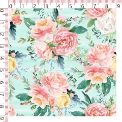 China textile soft touch high quality floral custom accept printing cotton lycra fabric for dress