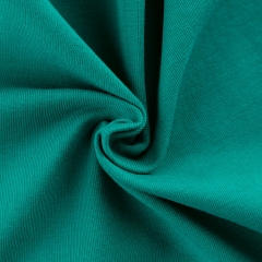 In Stock blue solid color CPSIA approved 95% cotton 5% lycra single jersey fabric