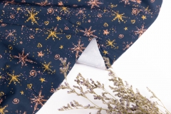 Vibrant color soft hand feel custom christmas digital printed 100 cotton poplin fabric for plain clothes