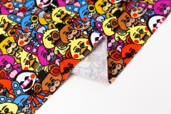 Perfect for baby clothing super soft small batch custom digital 100 cotton woven fabric cloth printing