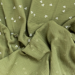 Wholesale purified custom print 100 cotton gauze muslin fabric