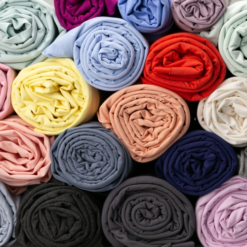 Many colour stocklot bamboo lycra knit fabric