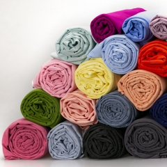 100 solid colors in stcok super soft stretchy 95% bamboo 5% spandex fabric for clothing