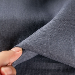 High quality best selling softened 100% pure organic linen fabric for shirt