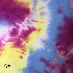 MCCD148# 220gsm 100%cotton French Terry Tie-Dyed Fabirc