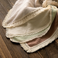 Burp cloth super soft baby cotton muslin quilt cuddle blanket
