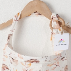 Great craftmanship cutest animal print custom design muslin fabric 2 layers nursing apron car seat breastfeeding cover
